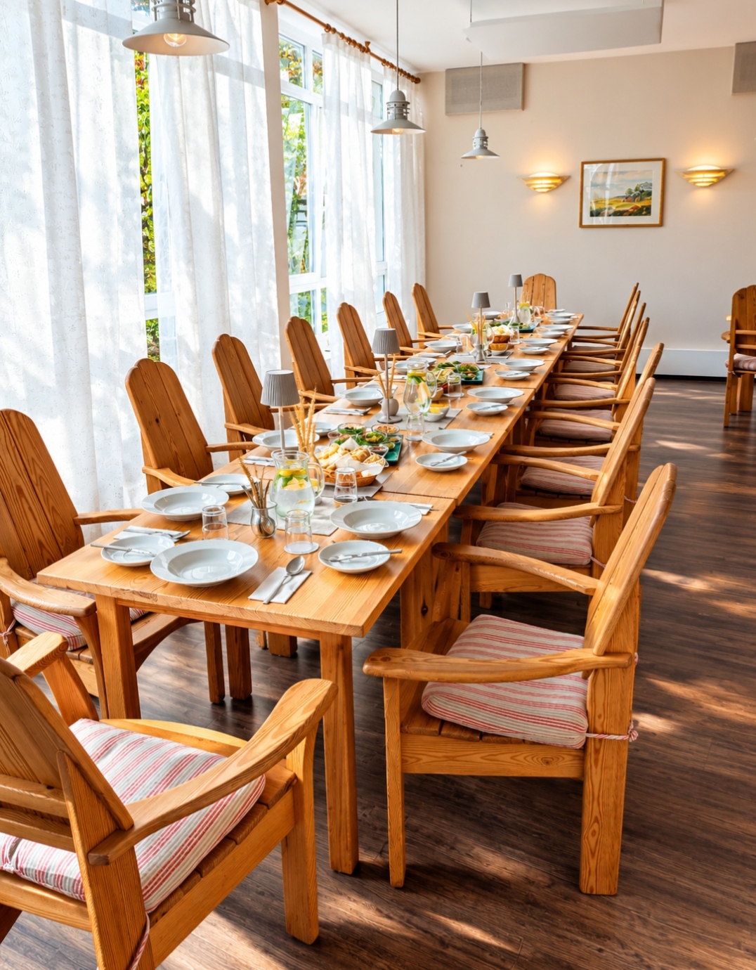 Abendessen im Haus Linden